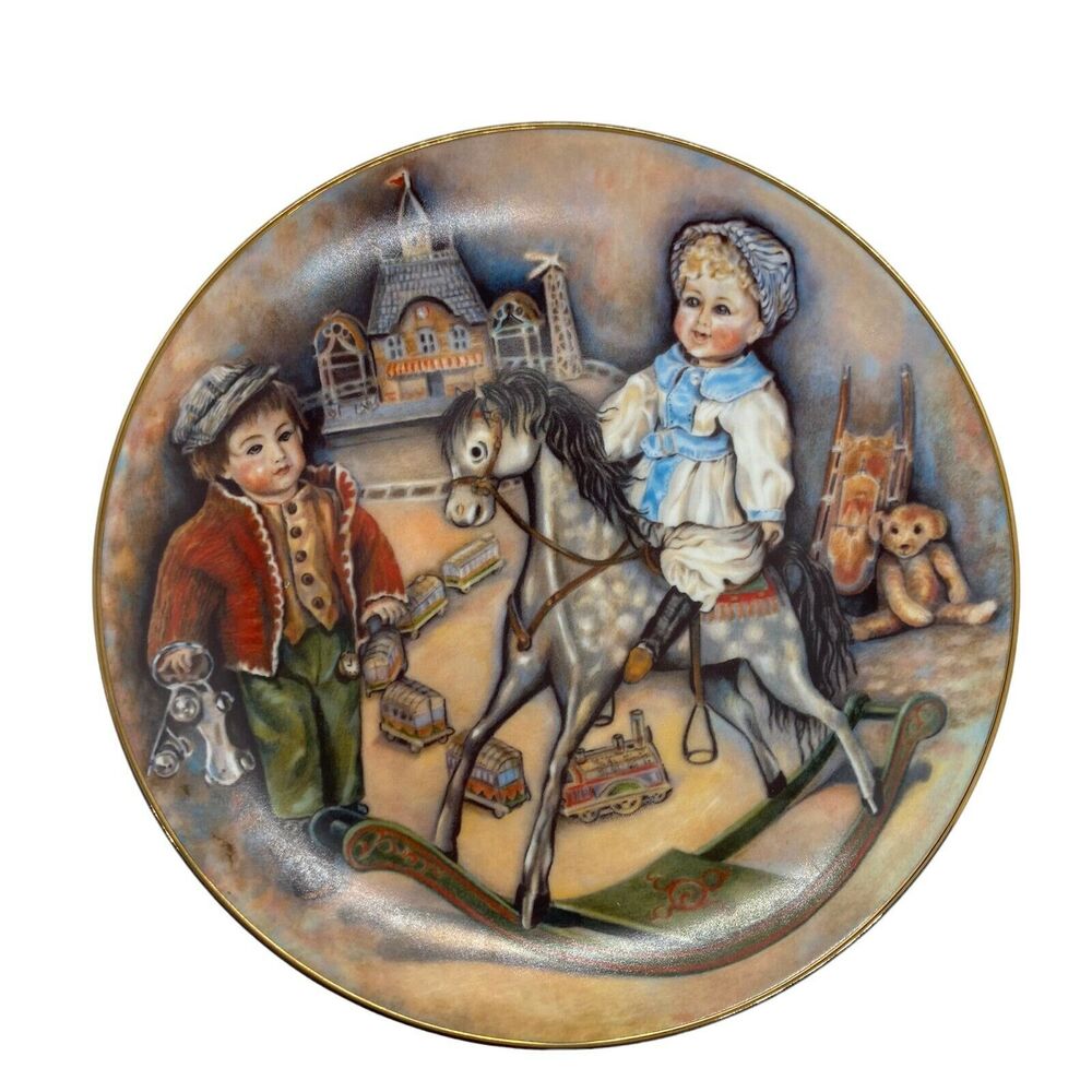 Collector Plate Vintage Grandmothers World By Cynthia Knapton Little Toy Friends